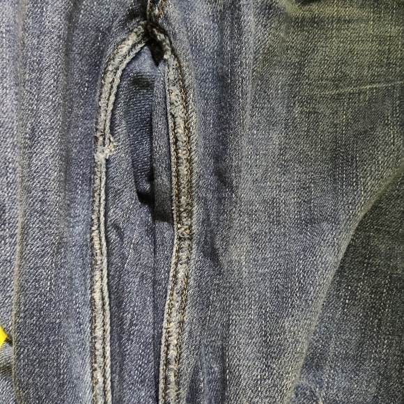 Free People Boyfriend Jeans Distressed Button Fly 26 - Picture 9 of 10